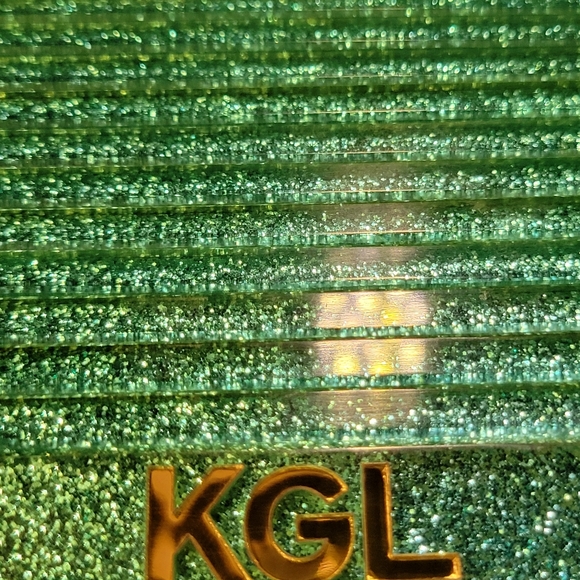 KURT GEIGER LONDON Crystals Embellished Party Envelope Clutch/Crossbody - Picture 8 of 13